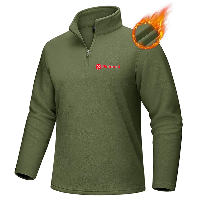 Men's Pinterest MAGCOMSEN Quarter-Zip Pullover Polar Fleece Sweatshirt Stand Collar Long Sleeve Shirt for Men Thermal Winter Fall