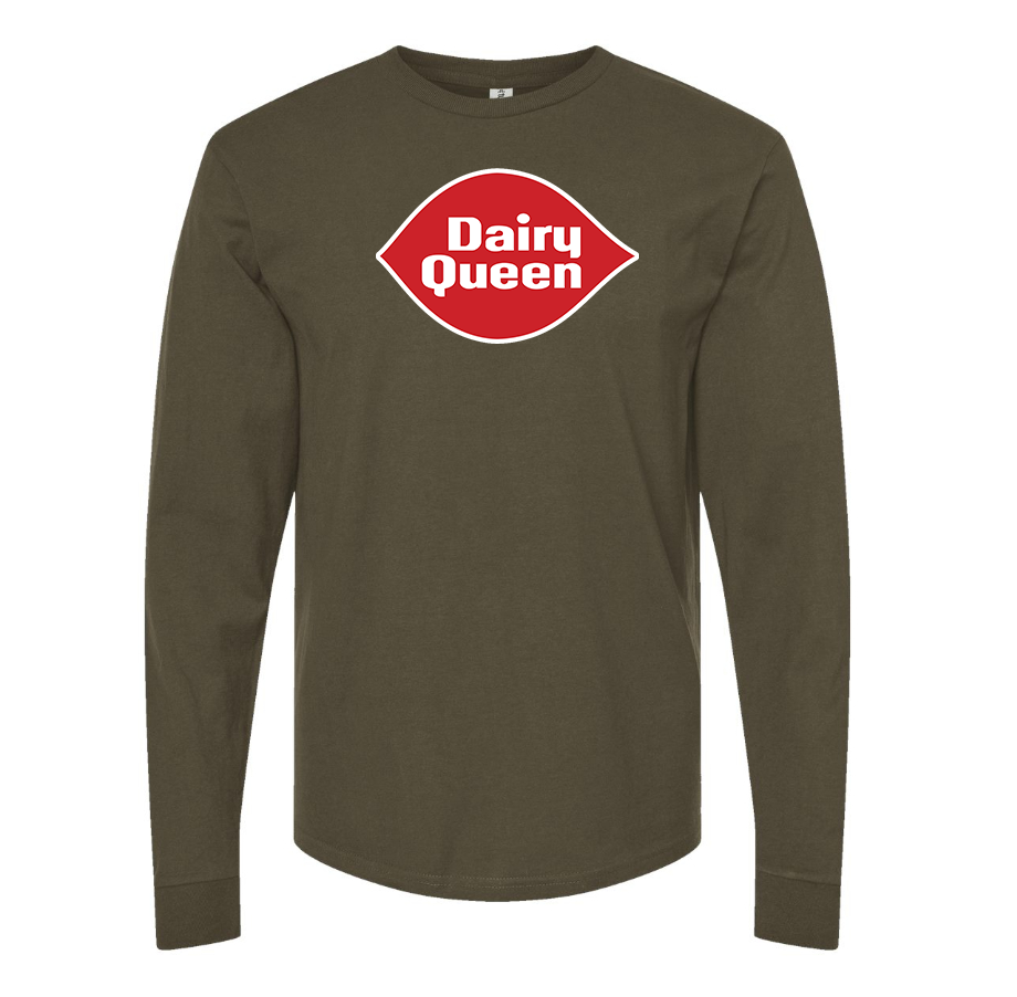 Men's Dairy Queen Cotton Long Sleeve T-Shirt