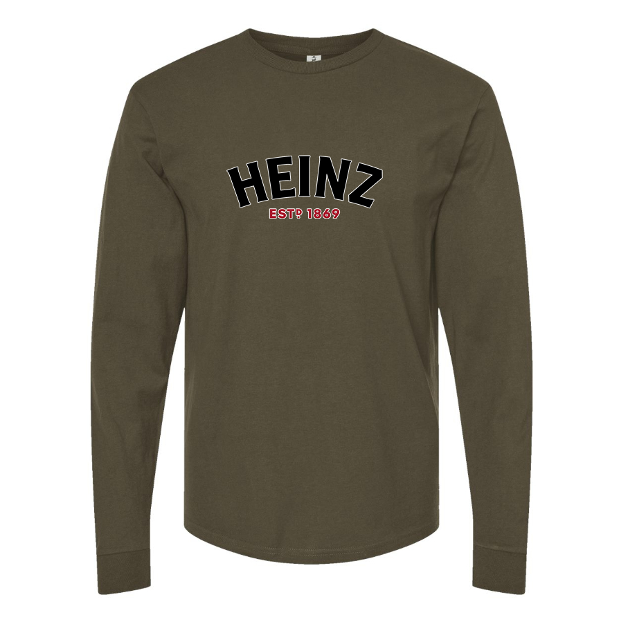Men's HEINZ Cotton Long Sleeve T-Shirt