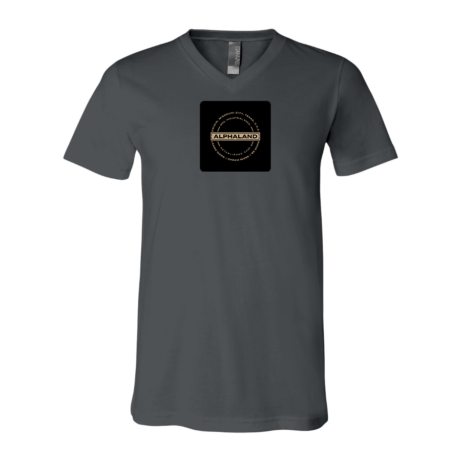 Men's Alphaland BELLA CANVAS Jersey V-Neck Tee