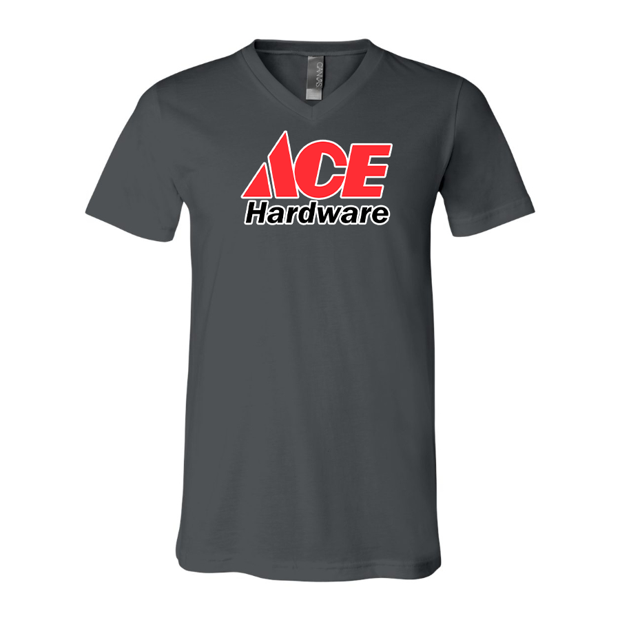 Men's Ace BELLA CANVAS Jersey V-Neck Tee