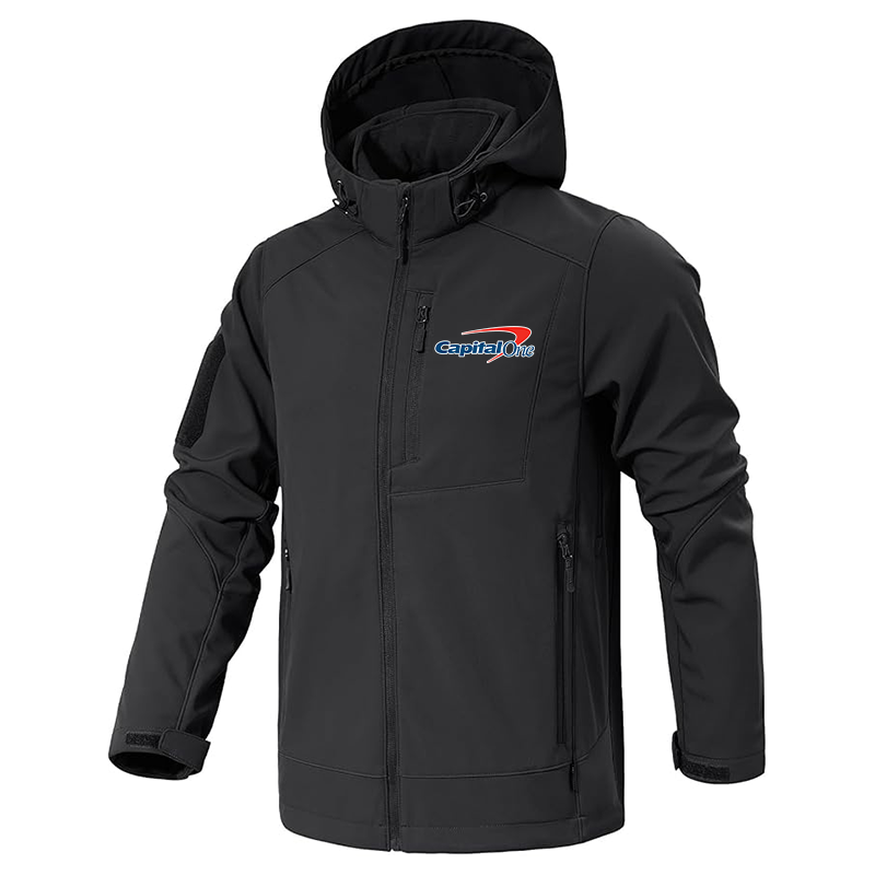 Men's Capital One Jacket Waterproof Hooded Coats Tactical Soft Shell Jackets