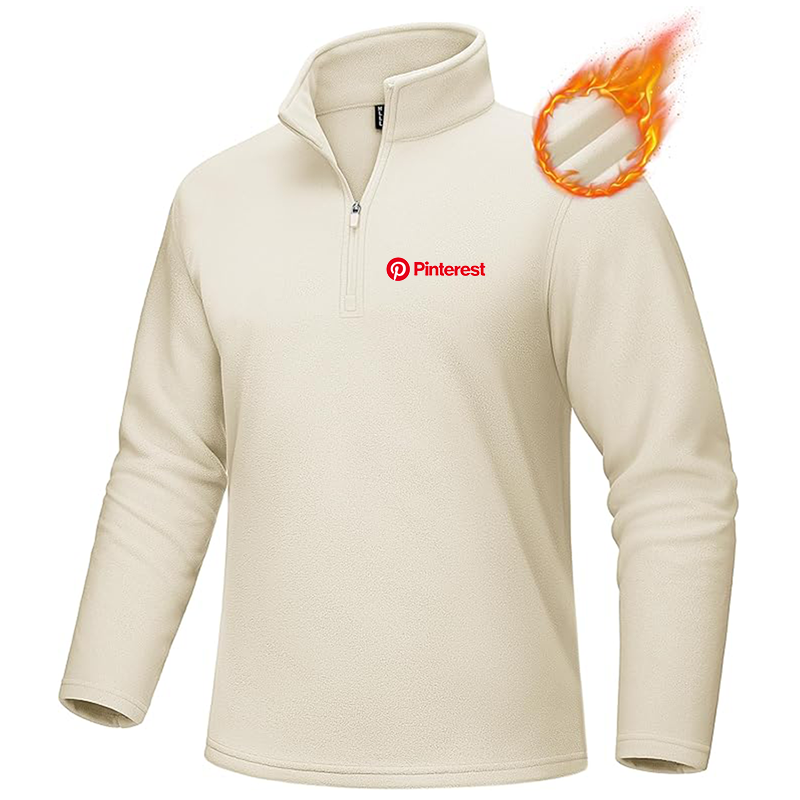 Men's Pinterest MAGCOMSEN Quarter-Zip Pullover Polar Fleece Sweatshirt Stand Collar Long Sleeve Shirt for Men Thermal Winter Fall
