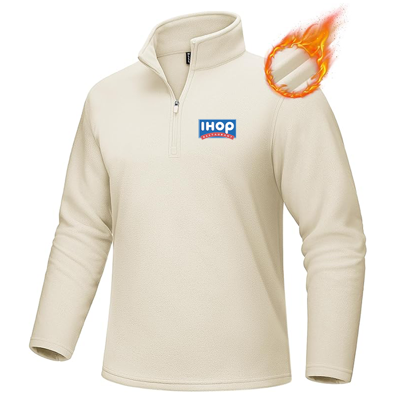 Men's ihop MAGCOMSEN Quarter-Zip Pullover Polar Fleece Sweatshirt Stand Collar Long Sleeve Shirt for Men Thermal Winter Fall