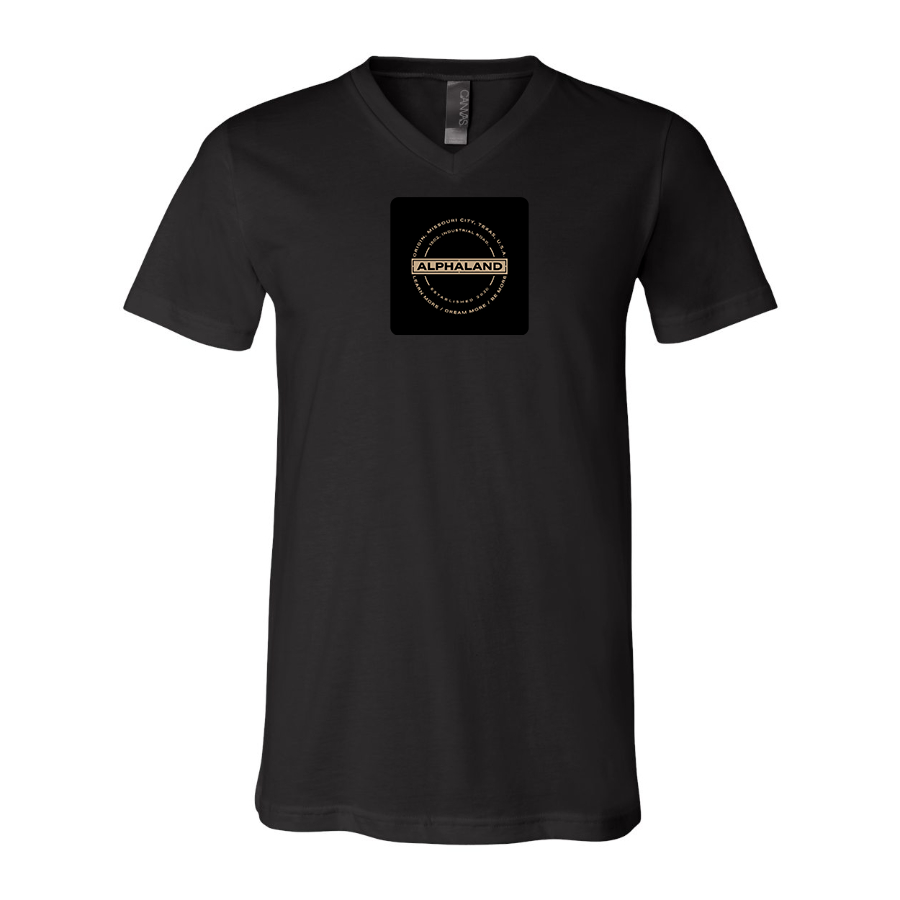 Men's Alphaland BELLA CANVAS Jersey V-Neck Tee
