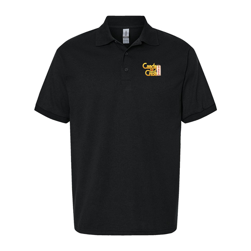 Men's Candy Crush Gildan Dry Blend Jersey Polo