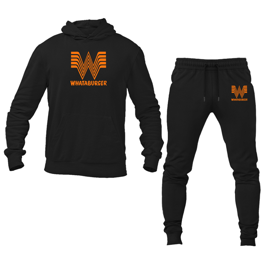 Men's What A Burger Hoodie and Joggers Set