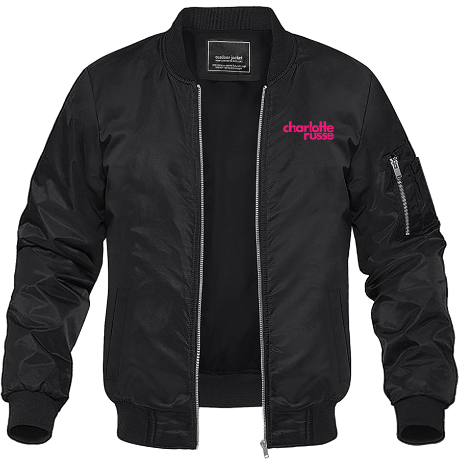 Men's Charlotte Russe Lightweight Bomber Jacket Windbreaker Casual Fall Spring Outdoor Coat