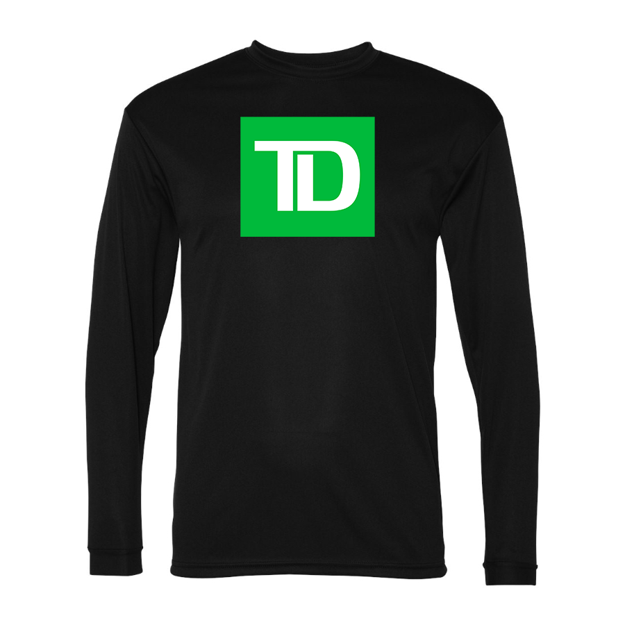 Men's TD Bank Polyester Long Sleeve T-Shirt