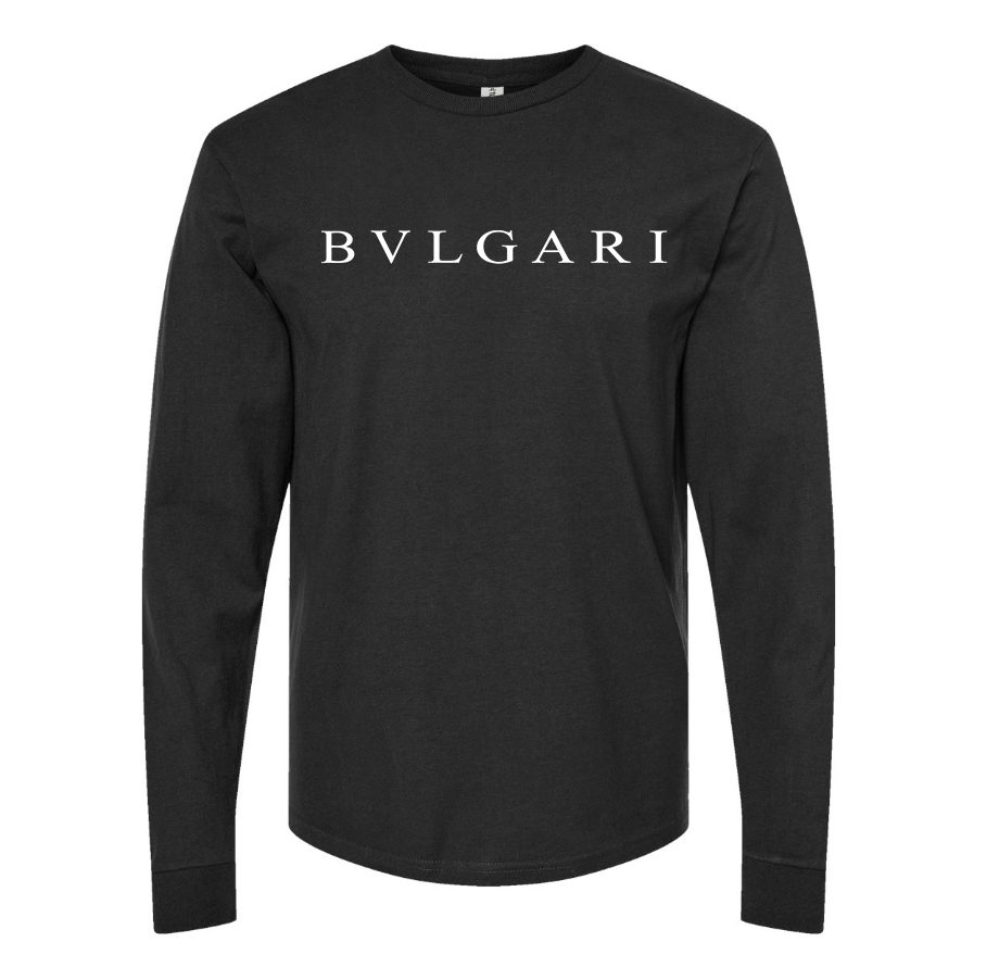 Men's BVLGARI Cotton Long Sleeve T-Shirt