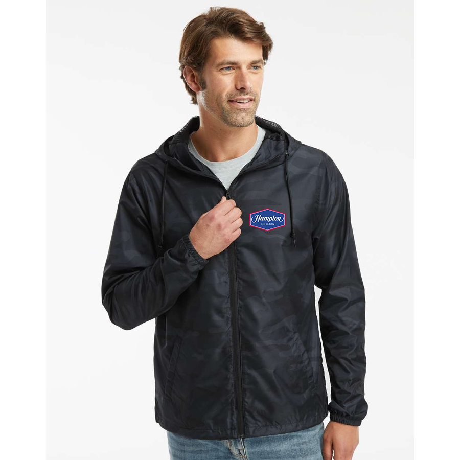 Men's Hampton Independent Trading Co Lightweight Windbreaker Full-Zip Jacket