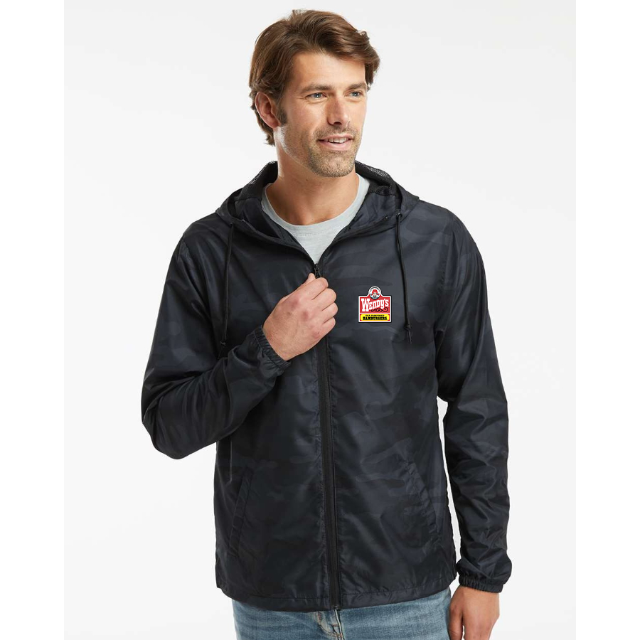 Men's Wendy's Independent Trading Co Lightweight Windbreaker Full-Zip Jacket