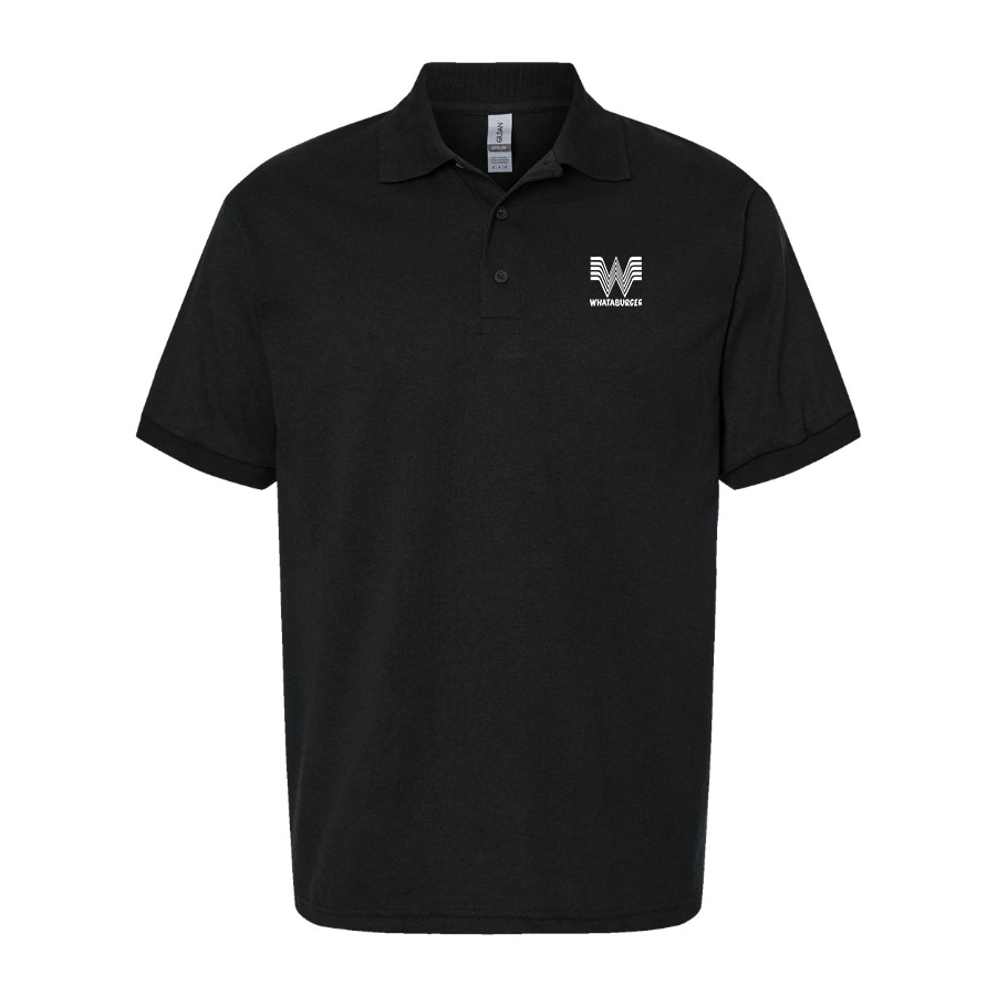 Men's What A Burger Dry-Blend Polo