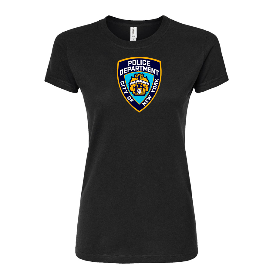 Women's NYPD Round Neck T-Shirt
