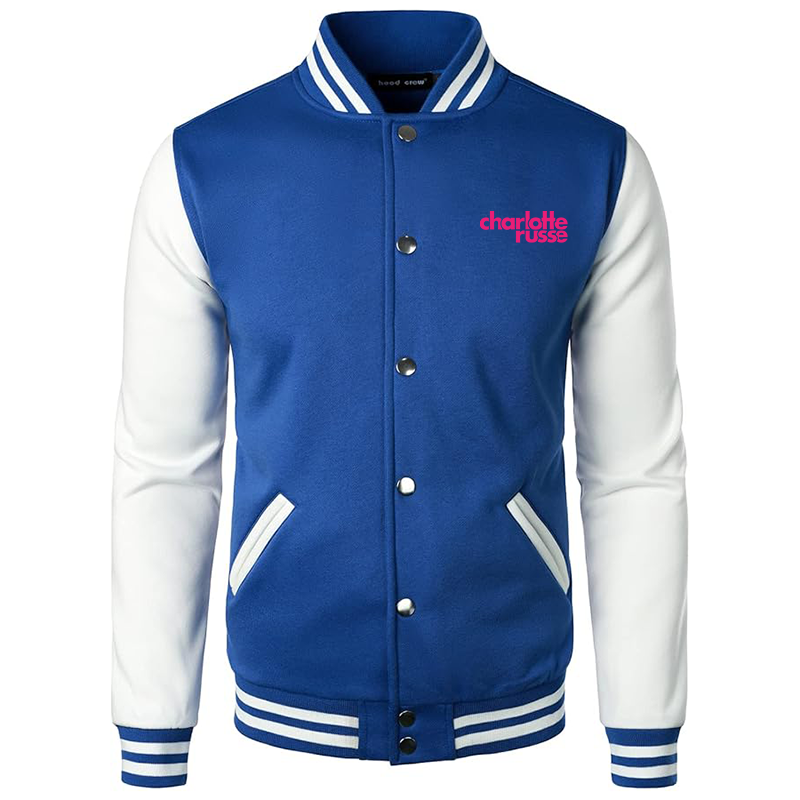 Men's Charlotte Russe Varsity Baseball Jacket Cotton Blend Letterman Jackets