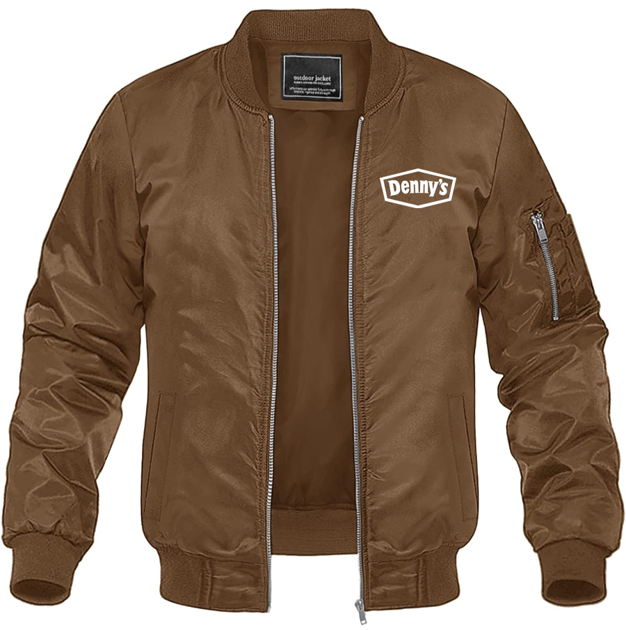 Men's Dennys Lightweight Bomber Jacket Windbreaker Casual Fall Spring Outdoor Coat
