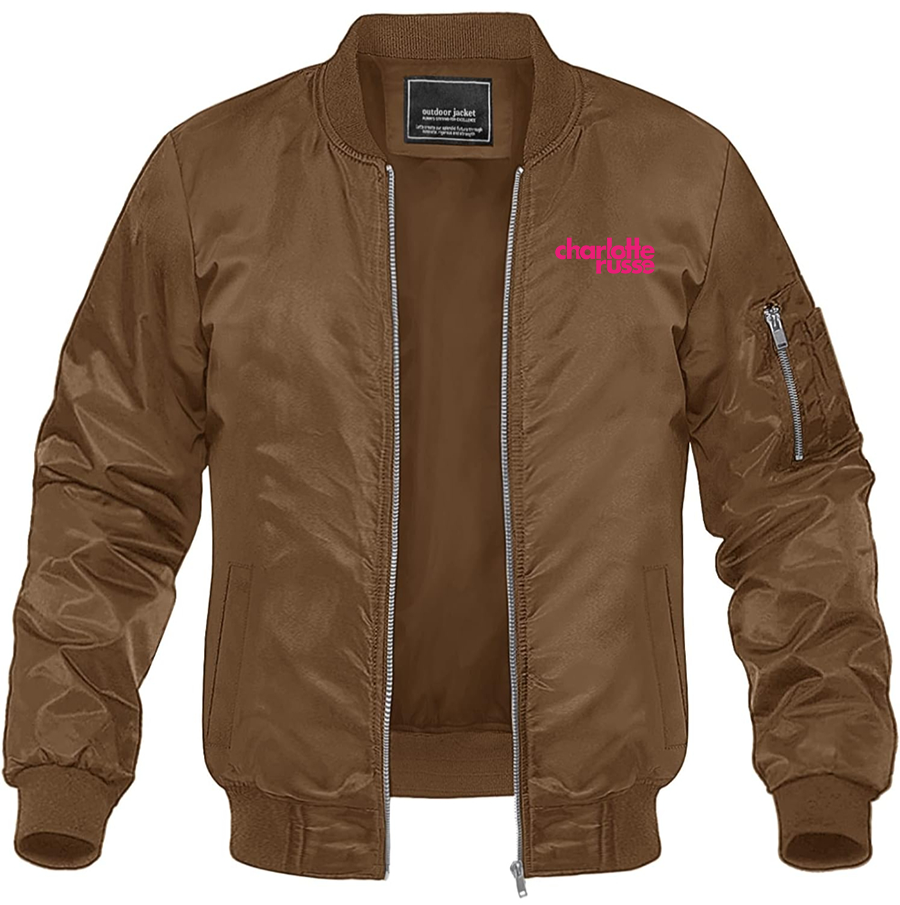 Men's Charlotte Russe Lightweight Bomber Jacket Windbreaker Casual Fall Spring Outdoor Coat