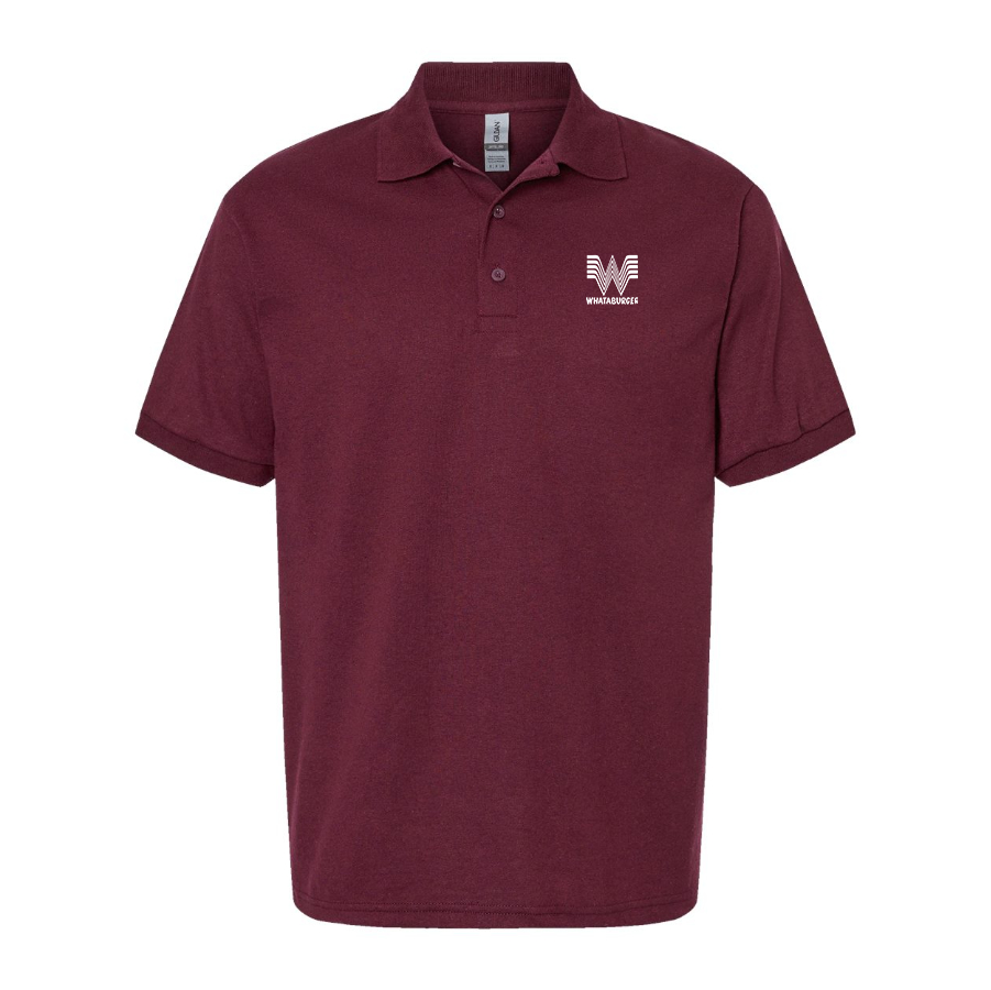 Men's What A Burger Dry-Blend Polo