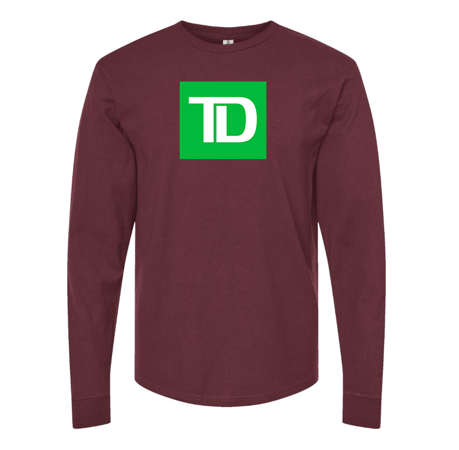 Men's TD Bank Cotton Long Sleeve T-Shirt