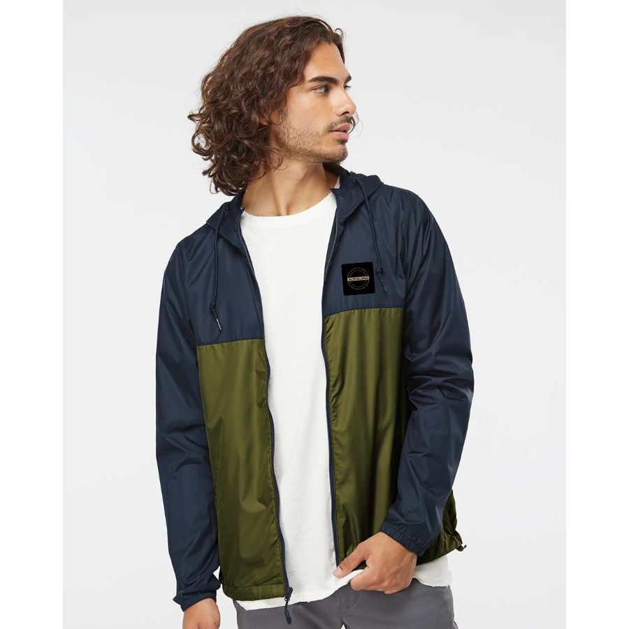 Men's Alphaland Independent Trading Co Lightweight Windbreaker Full-Zip Jacket