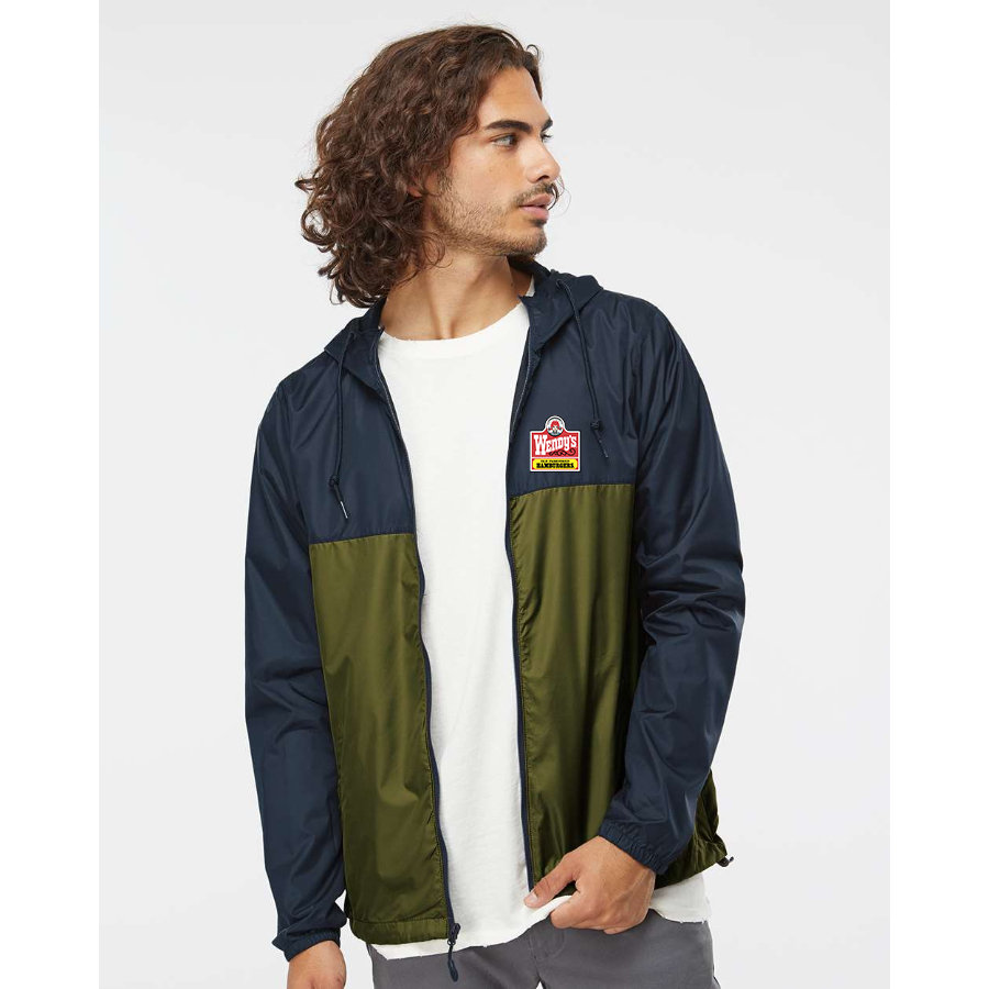 Men's Wendy's Independent Trading Co Lightweight Windbreaker Full-Zip Jacket