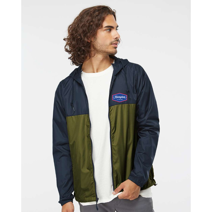 Men's Hampton Independent Trading Co Lightweight Windbreaker Full-Zip Jacket
