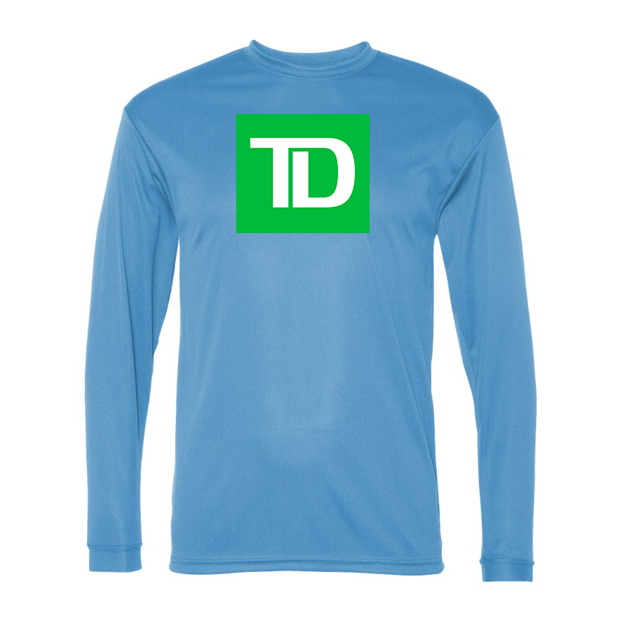 Men's TD Bank Polyester Long Sleeve T-Shirt