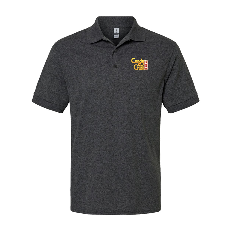 Men's Candy Crush Gildan Dry Blend Jersey Polo