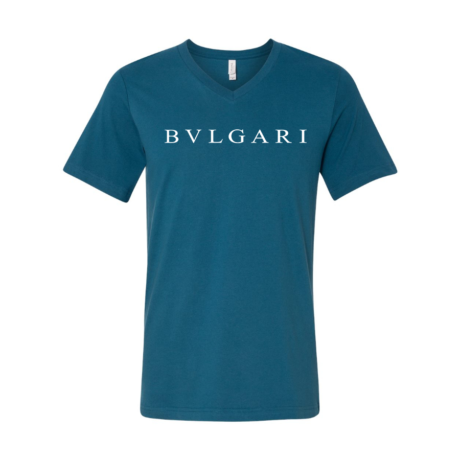 Men's BVLGARI BELLA CANVAS Jersey V-Neck Tee