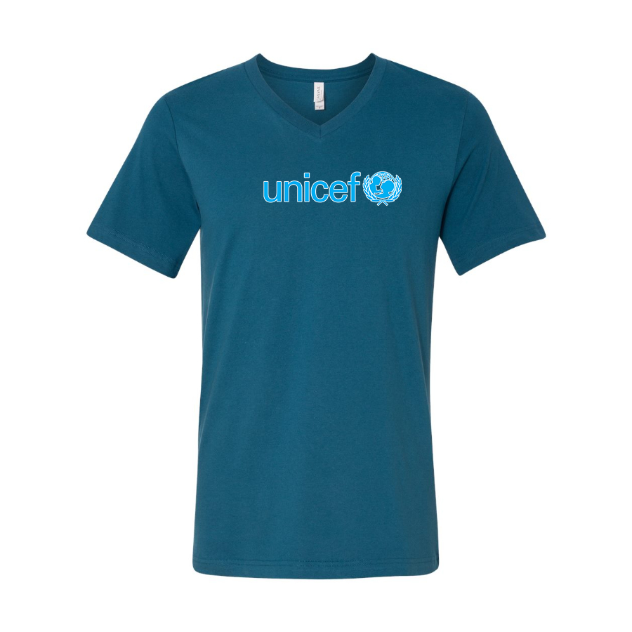 Men's UNICEF BELLA CANVAS Jersey V-Neck Tee