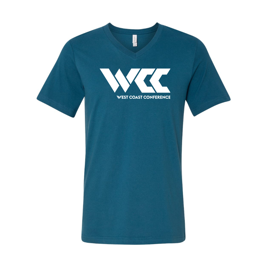 Men's West Coast Conference BELLA CANVAS Jersey V-Neck Tee