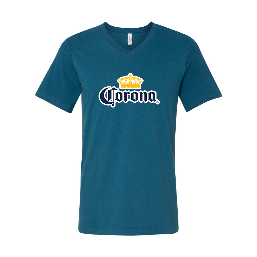 Men's Corona BELLA CANVAS Jersey V-Neck Tee
