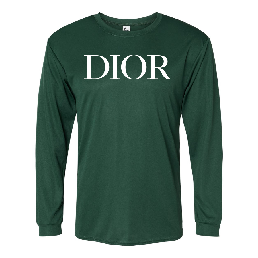 Men's Dior Polyester Long Sleeve T-Shirt