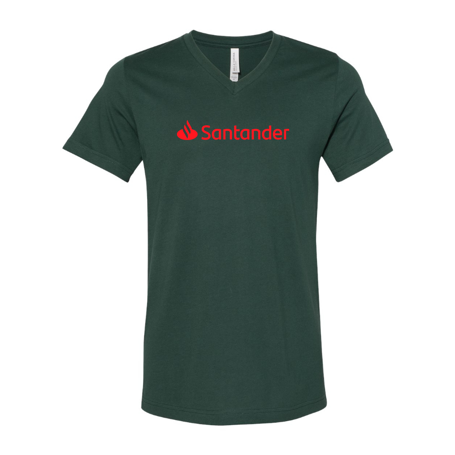 Men's Santander BELLA CANVAS Jersey V-Neck Tee