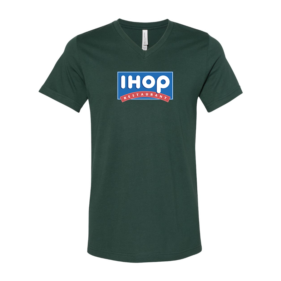 Men's ihop BELLA CANVAS Jersey V-Neck Tee