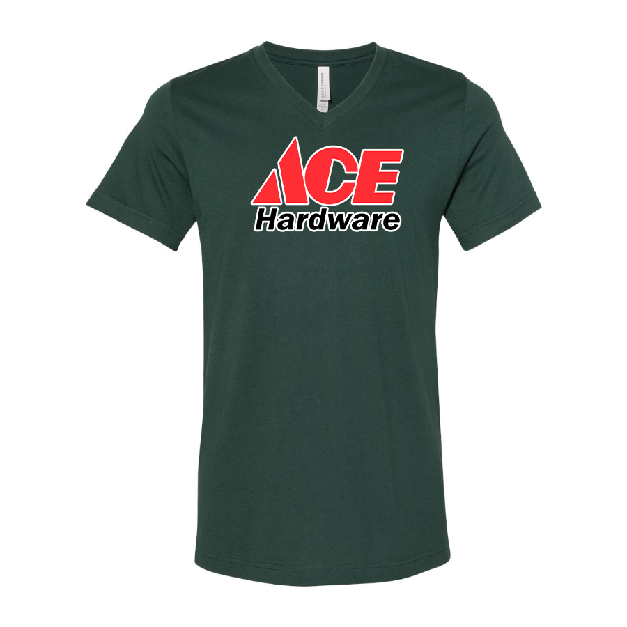 Men's Ace BELLA CANVAS Jersey V-Neck Tee