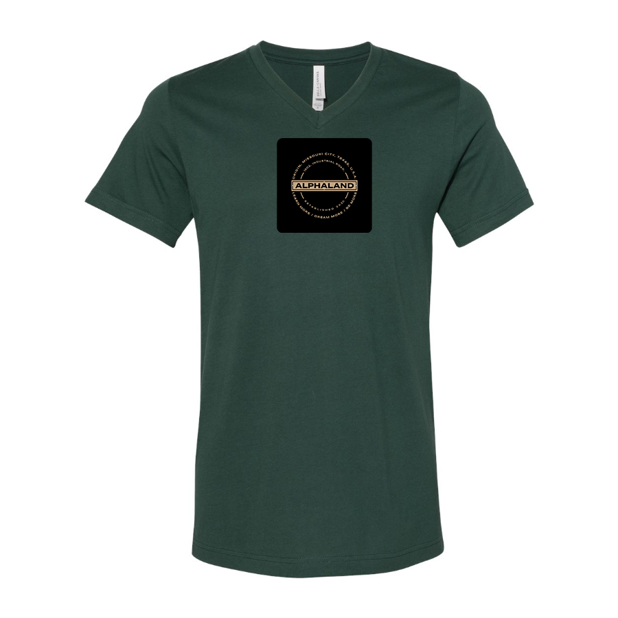 Men's Alphaland BELLA CANVAS Jersey V-Neck Tee