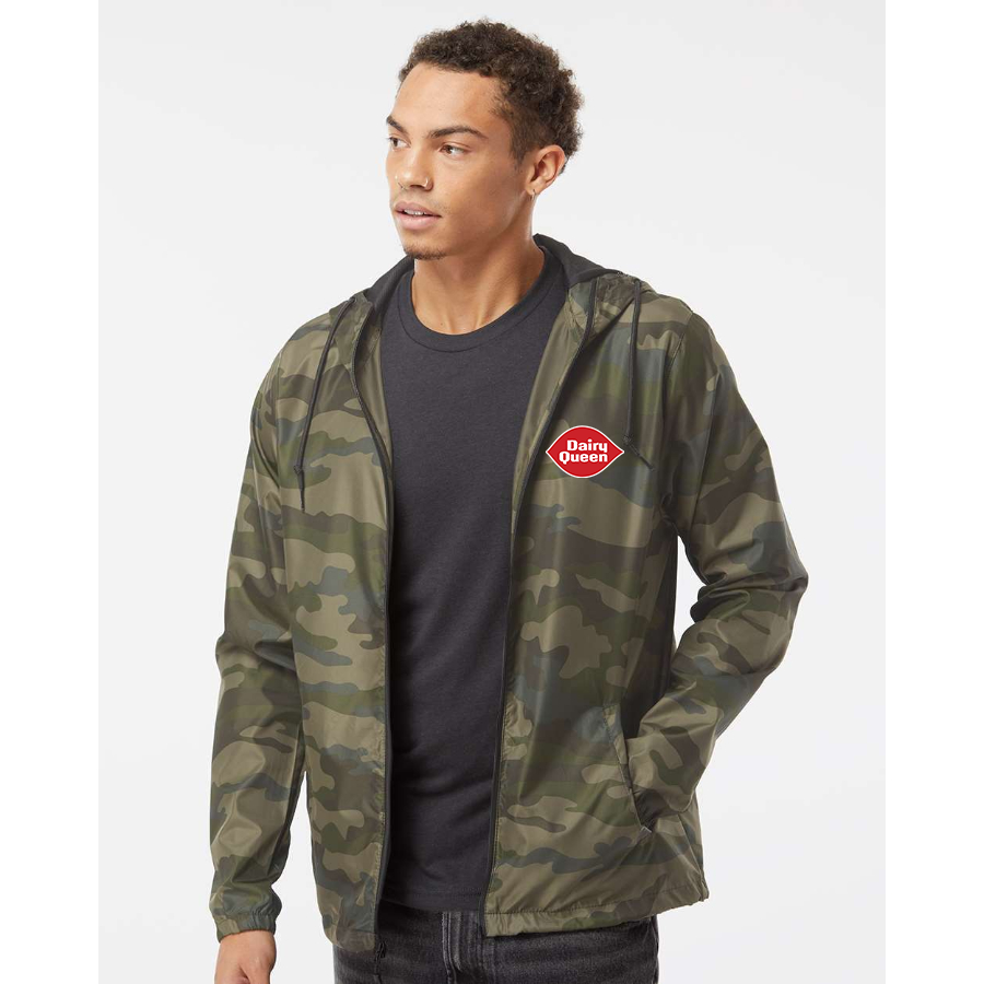 Men's Dairy Queen Independent Trading Co Lightweight Windbreaker Full-Zip Jacket