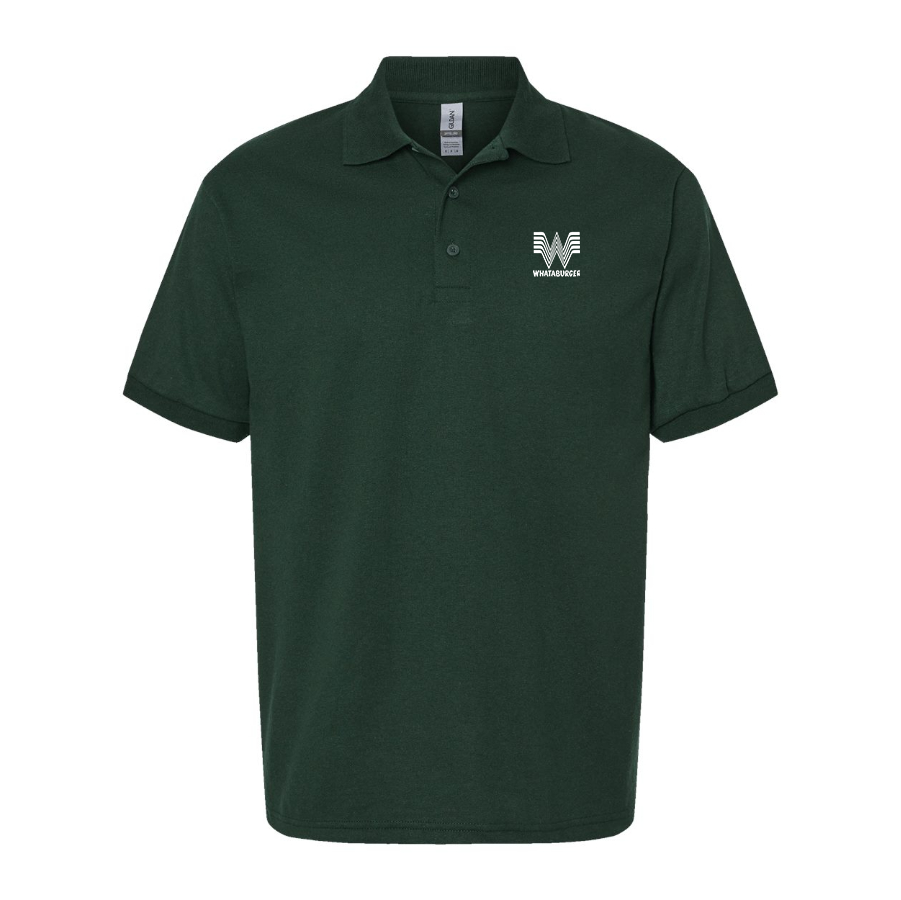 Men's What A Burger Dry-Blend Polo