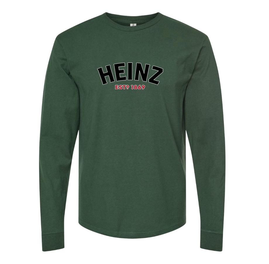 Men's HEINZ Cotton Long Sleeve T-Shirt