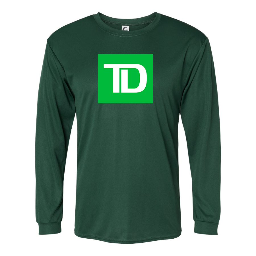 Men's TD Bank Polyester Long Sleeve T-Shirt