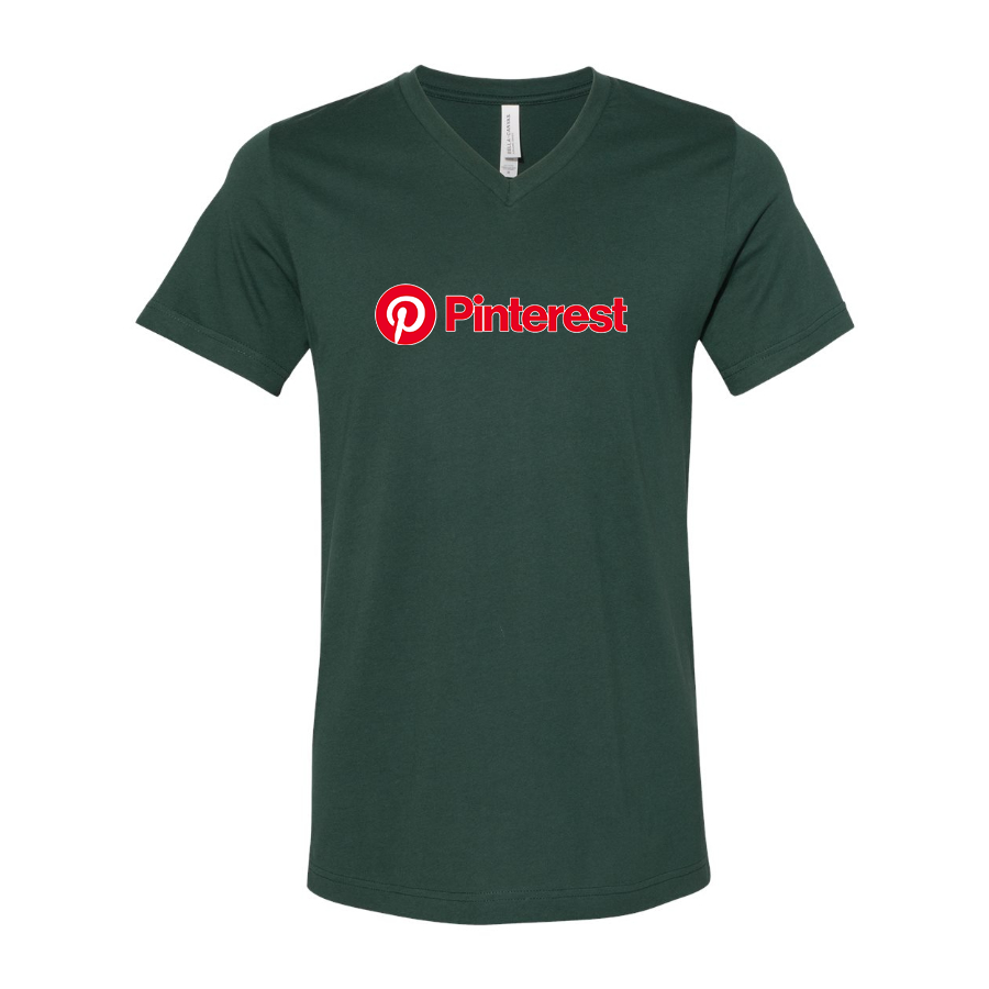 Men's Pinterest BELLA CANVAS Jersey V-Neck Tee