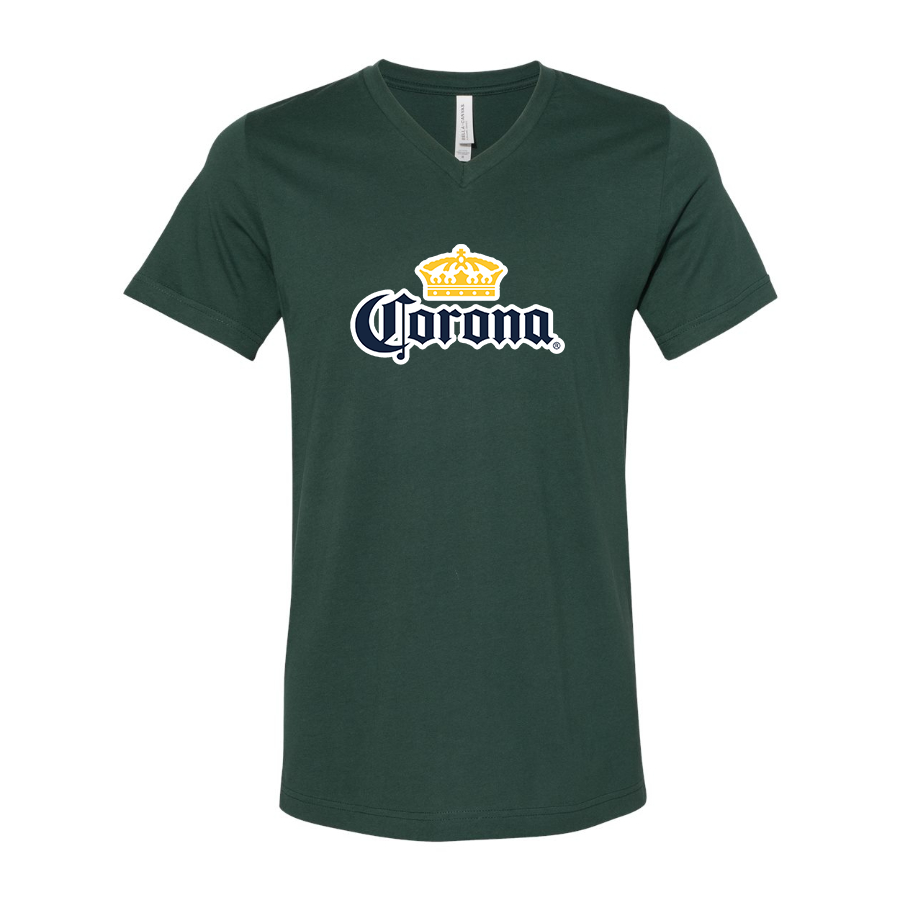 Men's Corona BELLA CANVAS Jersey V-Neck Tee