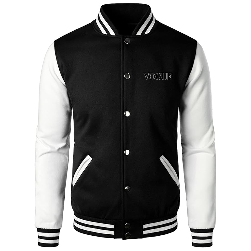 Men's Vogue Varsity Baseball Jacket Cotton Blend Letterman Jackets