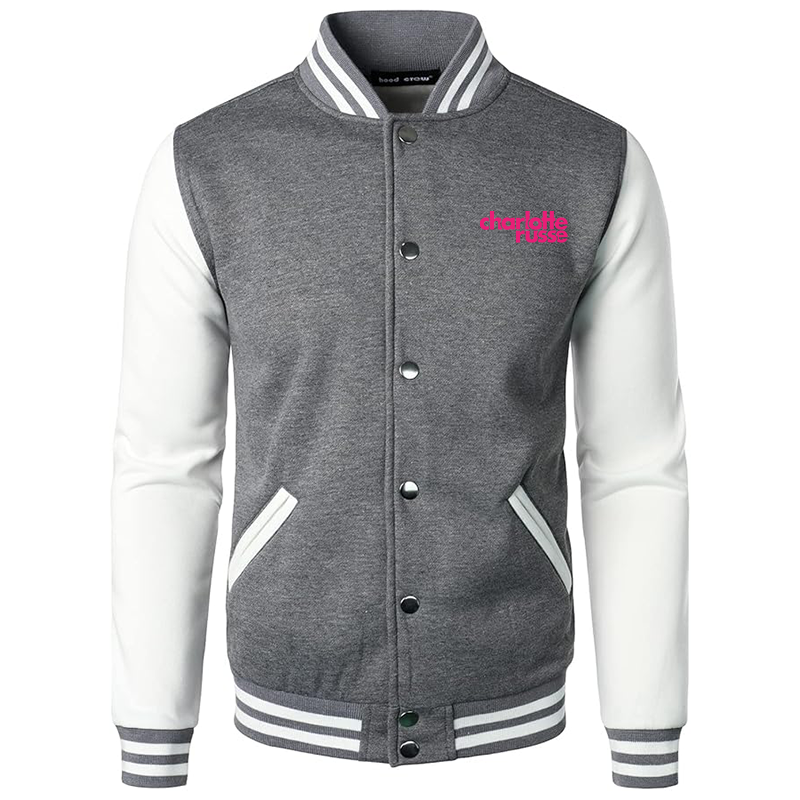 Men's Charlotte Russe Varsity Baseball Jacket Cotton Blend Letterman Jackets