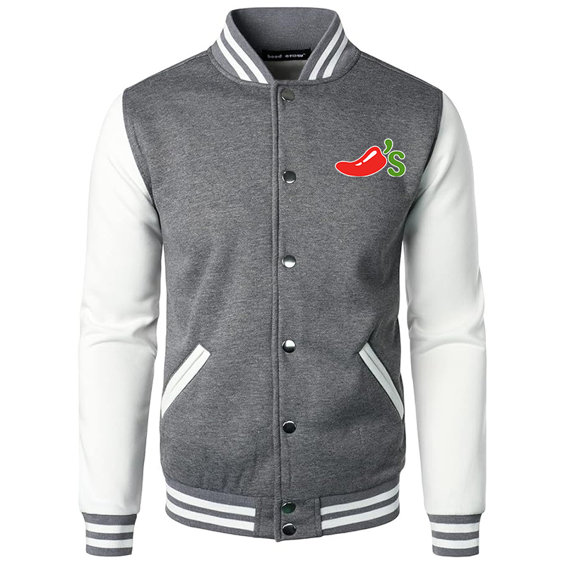 Men's Chilis Varsity Baseball Jacket Cotton Blend Letterman Jackets