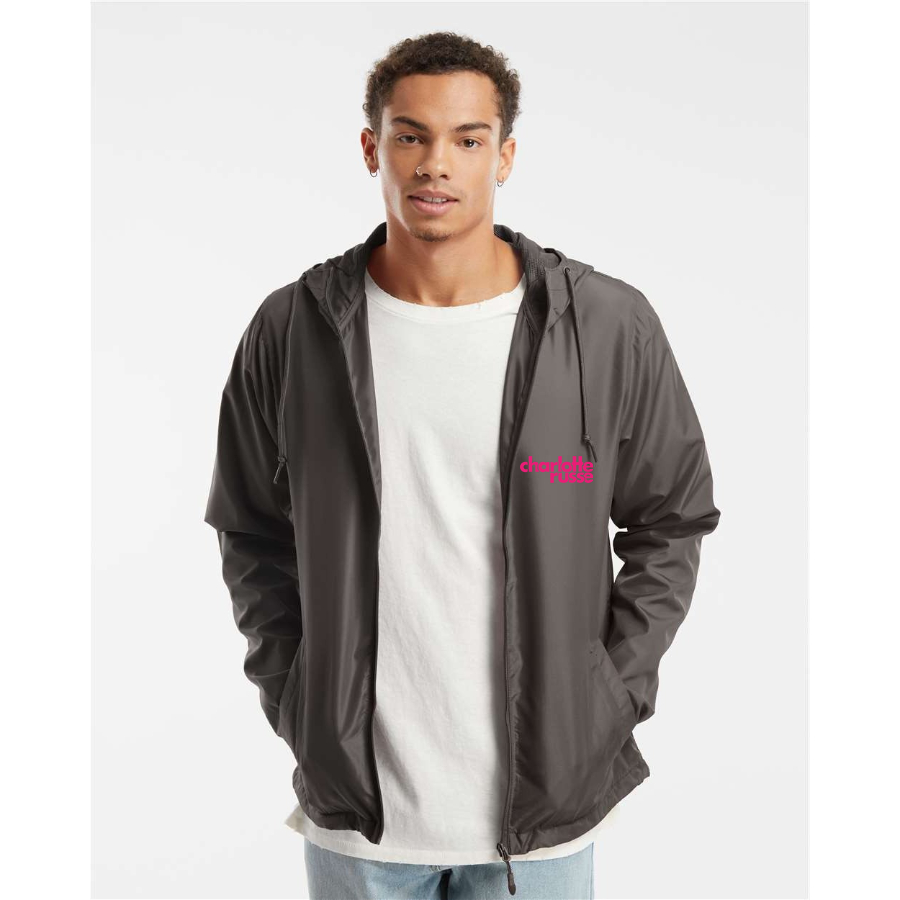 Men's Charlotte Russe Independent Trading Co Lightweight Windbreaker Full-Zip Jacket
