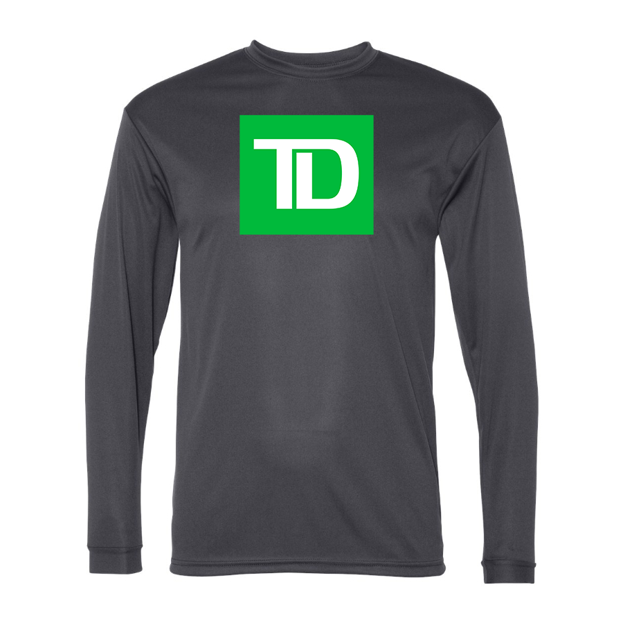 Men's TD Bank Polyester Long Sleeve T-Shirt