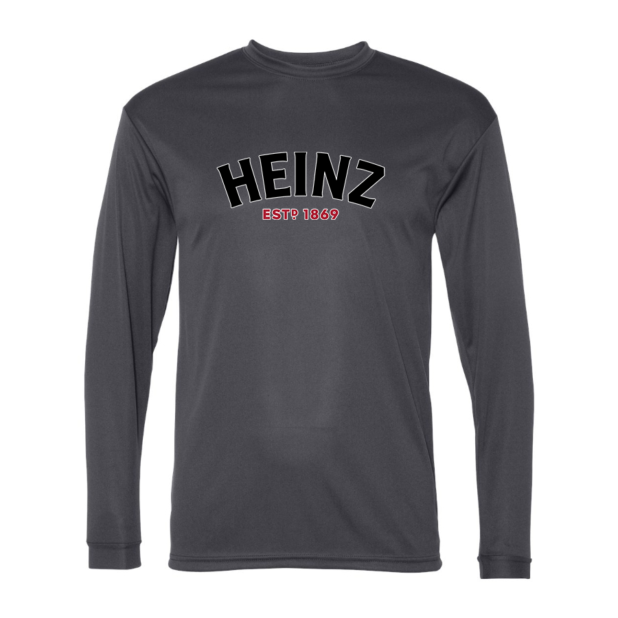 Men's HEINZ Polyester Long Sleeve T-Shirt