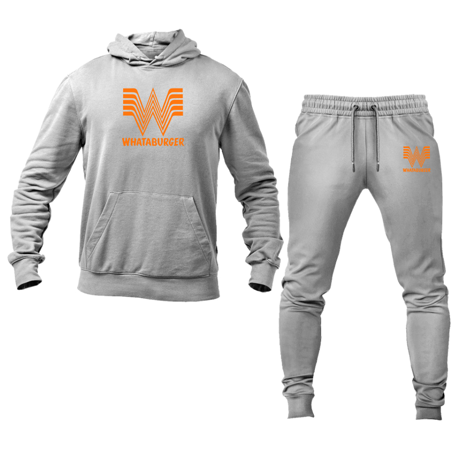 Men's What A Burger Hoodie and Joggers Set
